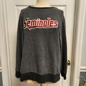 Gray FSU Seminoles sweater from PINK By Victoria's Secret